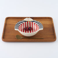 作家 島田文 クマボウル ストライプ A