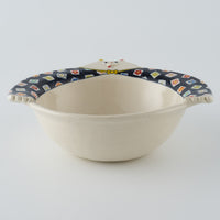 作家 島田文 クマボウル 花柄 A