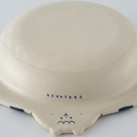 作家 島田文 クマ皿 ストライプ C