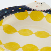 作家 島田文 クマ皿 レモン C