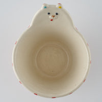 作家 島田文 チェックマどんぶり 赤