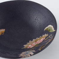 うつつ窯 作家 稲積佳谷 夢窓華 小鉢 濃紺