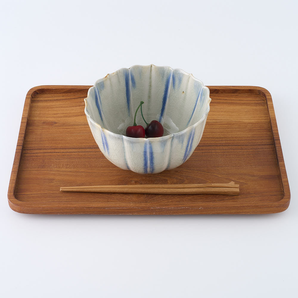 作家 宮田竜司 掛流 稜花 鉢 （丸） ¥4,950 大人の焼き物