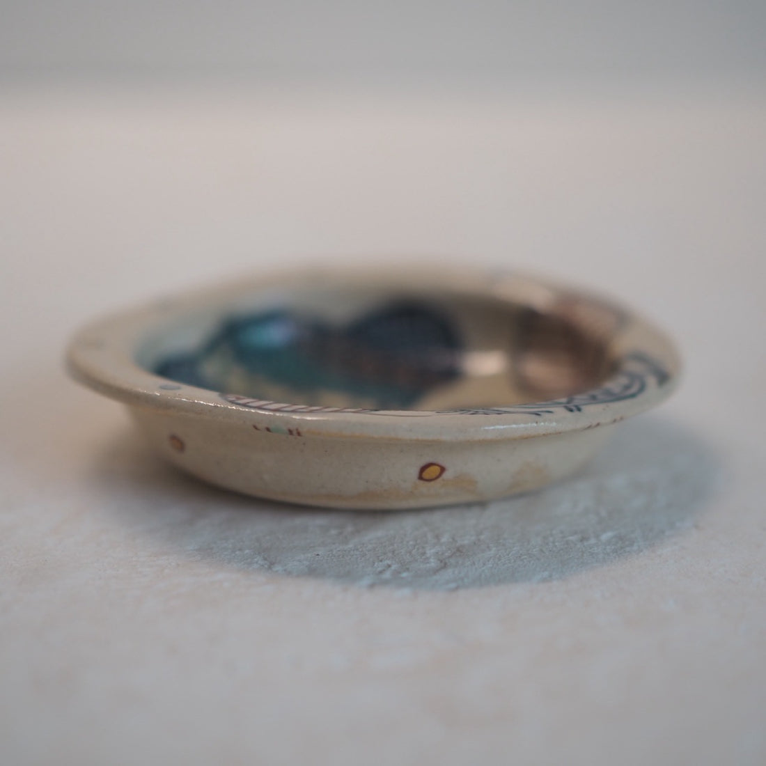 作家 加藤喜道 小皿 8.5 E