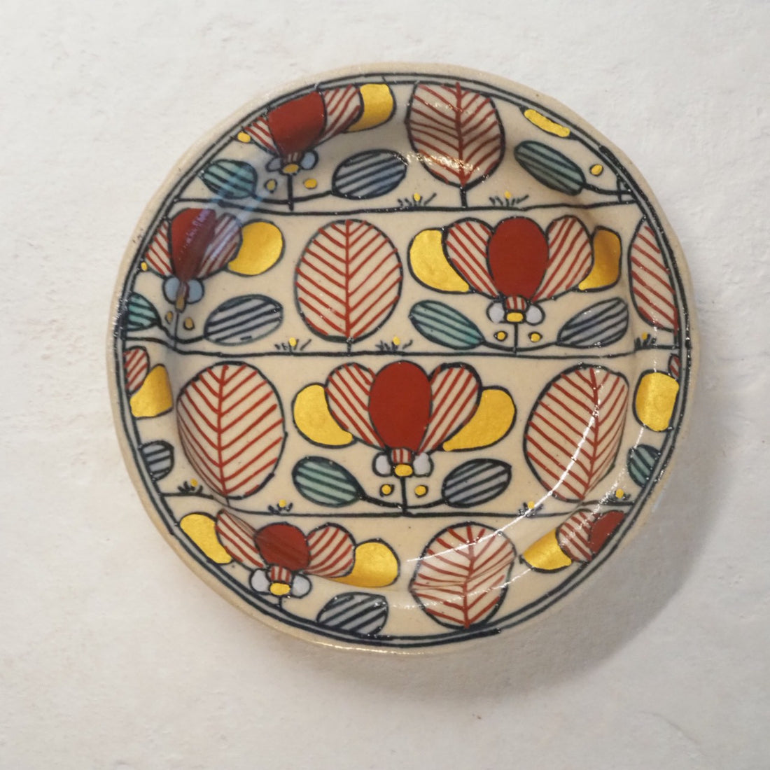 作家 加藤喜道 小皿 11.5 G