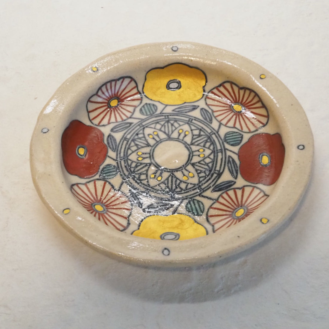 作家 加藤喜道 小皿 11.5 I