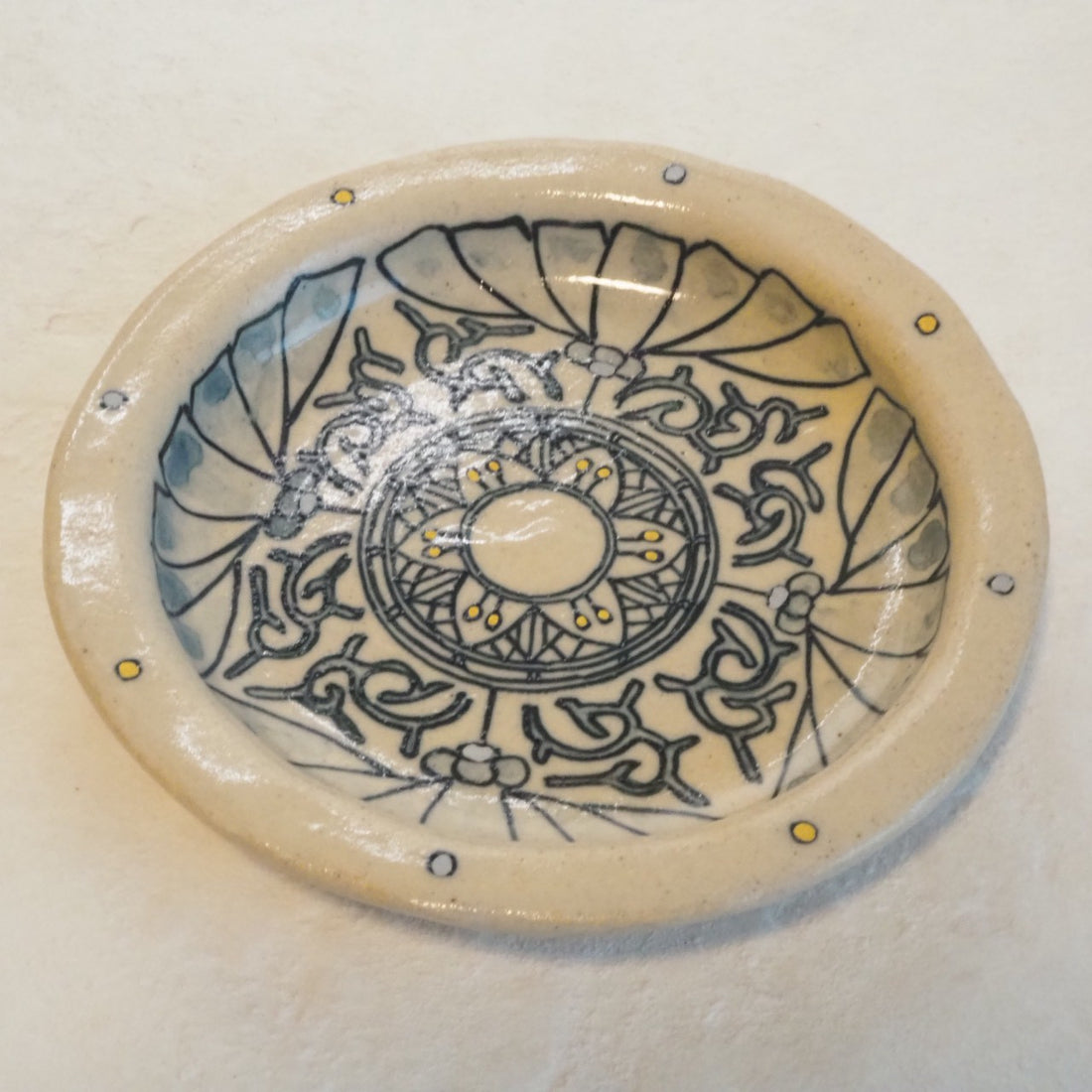 作家 加藤喜道 小皿 11.5 K