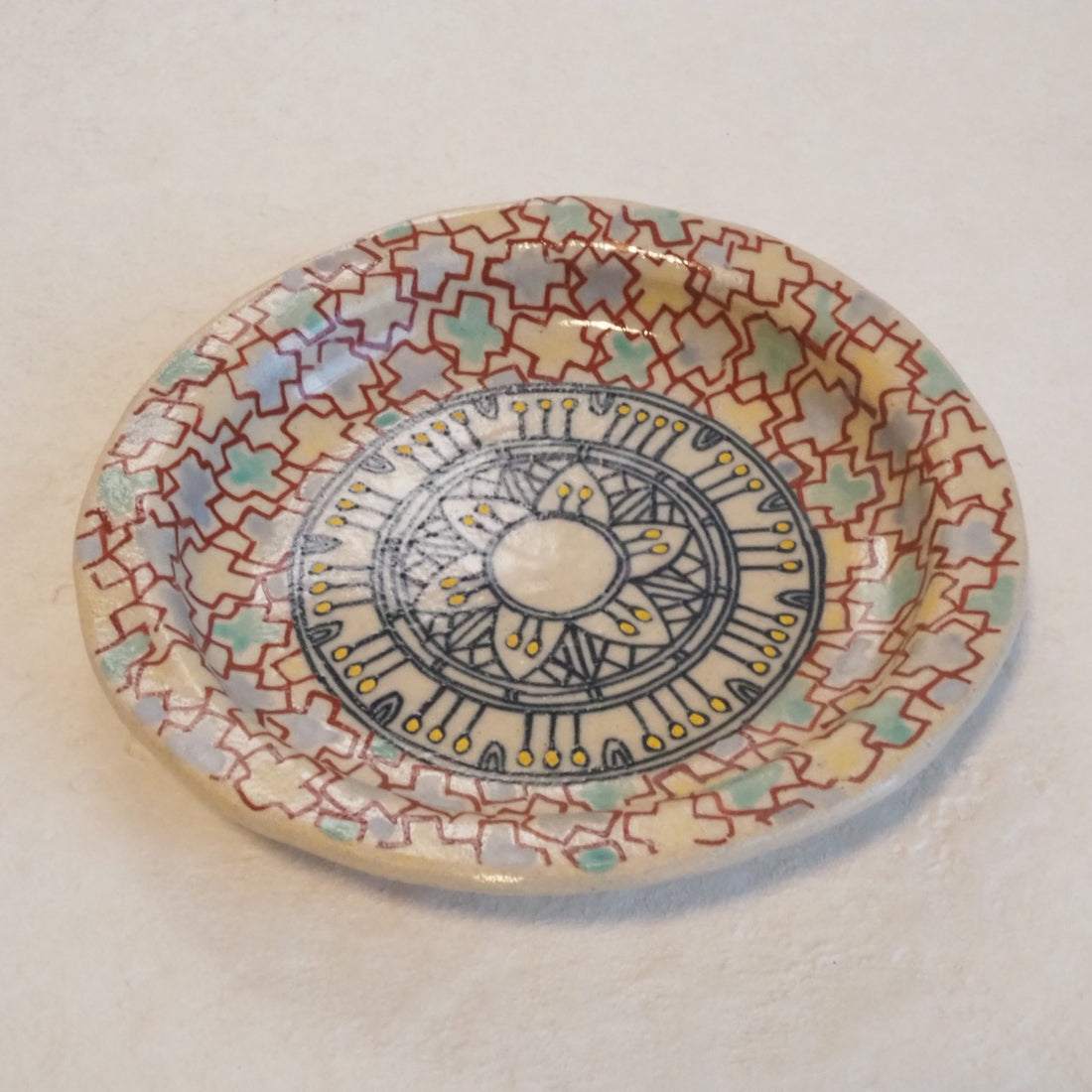 作家 加藤喜道 小皿 11.5 O