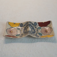 作家 加藤喜道 二彩皿 小 A