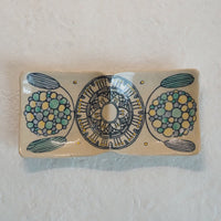 作家 加藤喜道 二彩皿 小 B