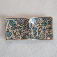 作家 加藤喜道 二彩皿 小 D