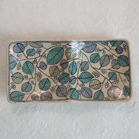 作家 加藤喜道 二彩皿 大 G