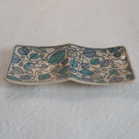 作家 加藤喜道 二彩皿 大 G