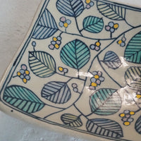 作家 加藤喜道 二彩皿 大 G