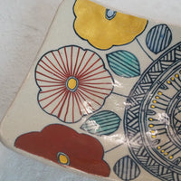 作家 加藤喜道 二彩皿 大 H