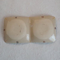 作家 加藤喜道 二彩皿 大 I