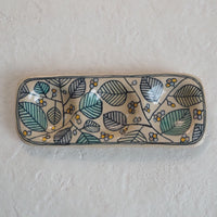 作家 加藤喜道 三彩皿 小 C