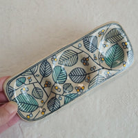 作家 加藤喜道 三彩皿 小 C