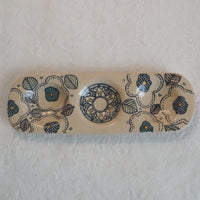 作家 加藤喜道 三彩皿 大 K