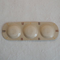 作家 加藤喜道 三彩皿 大 K