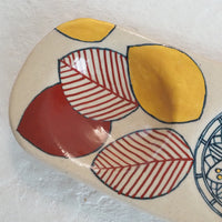 作家 加藤喜道 三彩皿 大 M