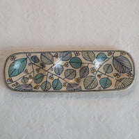 作家 加藤喜道 三彩皿 大 N