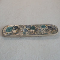 作家 加藤喜道 三彩皿 大 N