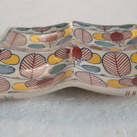 作家 加藤喜道 四彩皿 A