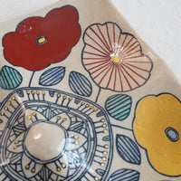 作家 加藤喜道 四彩皿 C