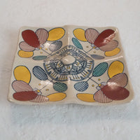 作家 加藤喜道 四彩皿 E