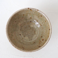 作家 中村哲雄 灰釉 飯碗 作家 中村哲雄 陶磁器作家もの
