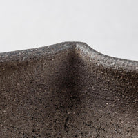 津軽金山焼 黒ひだすき 雲型鉢 (小) 津軽金山焼 津軽金山焼