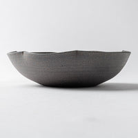 津軽金山焼 黒ひだすき 雲型鉢 (中) 津軽金山焼 津軽金山焼