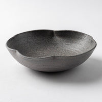 津軽金山焼 黒ひだすき 雲型鉢 (中) 津軽金山焼 津軽金山焼