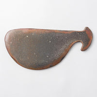 津軽金山焼 くじらのお皿 津軽金山焼 津軽金山焼