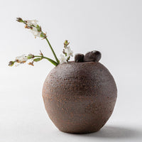 津軽金山焼 りんご豆花入(小) 津軽金山焼 津軽金山焼