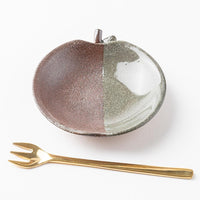 津軽金山焼 りんご豆皿 津軽金山焼 津軽金山焼