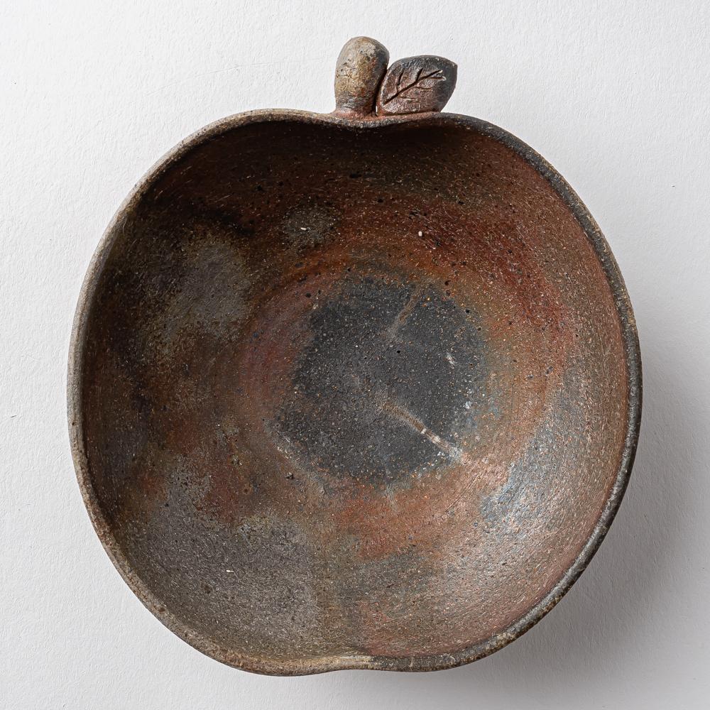 津軽金山焼 りんご浅い(小) 津軽金山焼 津軽金山焼