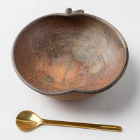 津軽金山焼 りんご小鉢 (浅)(大) 津軽金山焼 津軽金山焼