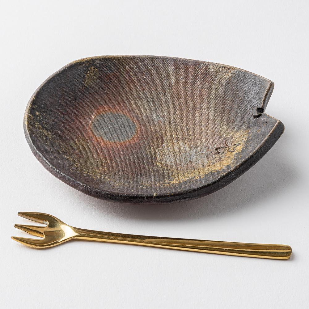 津軽金山焼 桜小皿 津軽金山焼 津軽金山焼