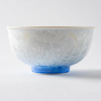 京焼・清水焼 陶あん 花結晶 ご飯茶碗 大(青白) 京焼・清水焼 陶あん 京焼・清水焼