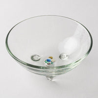 琉球ガラス工房 glass32 カレット三ツ足小鉢 琉球ガラス工房glass32 琉球ガラス