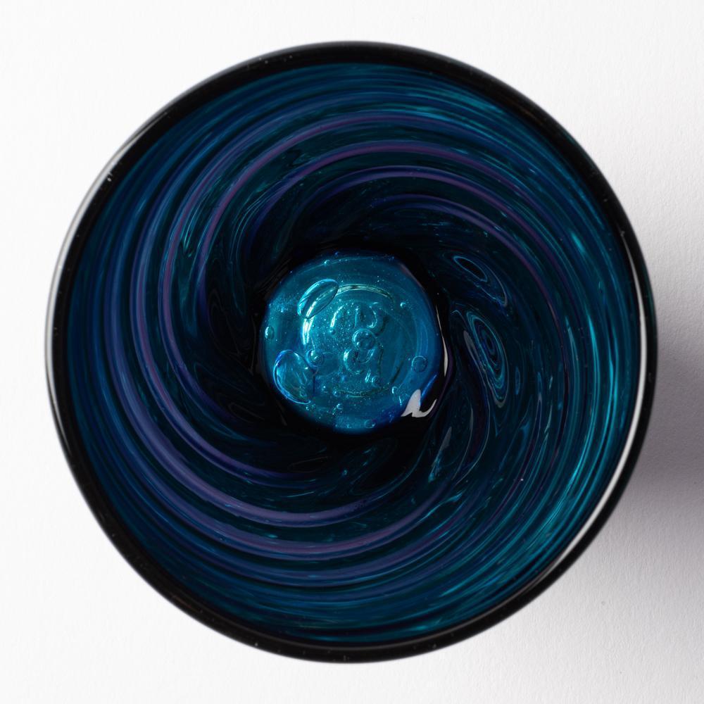琉球ガラス工房 glass32 青の洞窟 底穴 モール小 琉球ガラス工房glass32 琉球ガラス