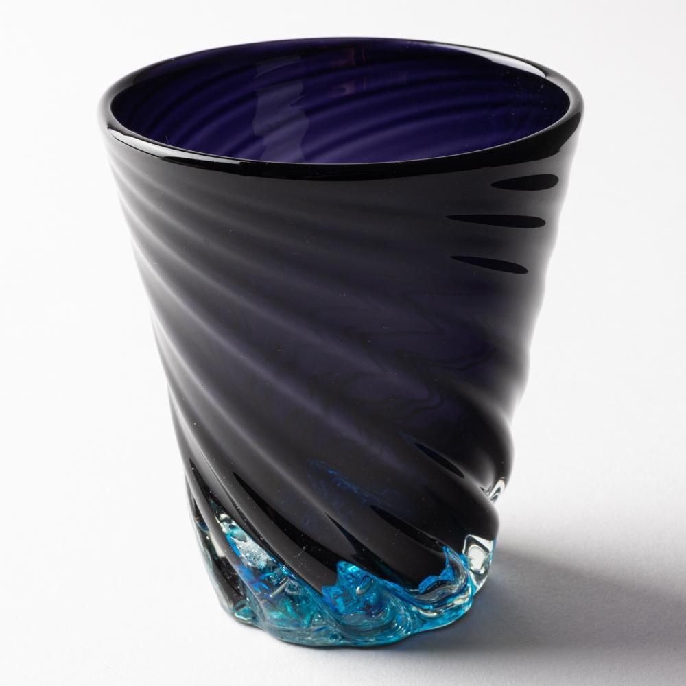 琉球ガラス工房 glass32 青の洞窟 底穴 モール小 琉球ガラス工房glass32 琉球ガラス