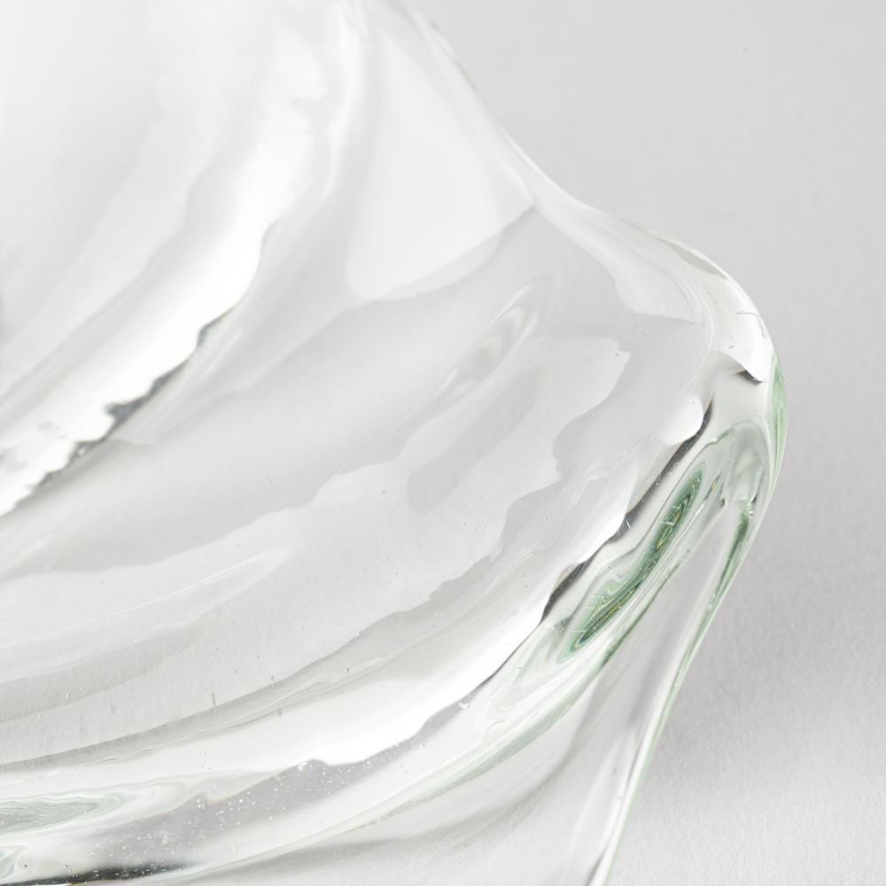 琉球ガラス工房 glass32 うず皿(クリア) 琉球ガラス工房glass32 琉球ガラス