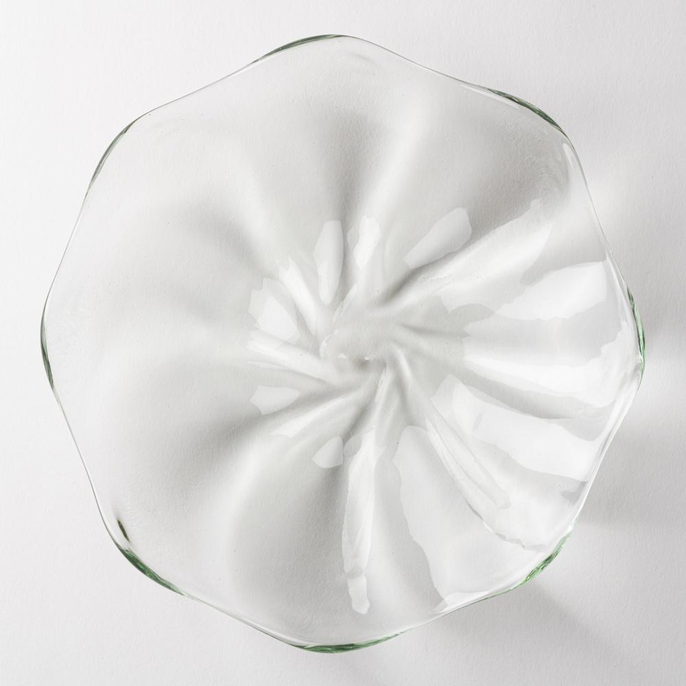 琉球ガラス工房 glass32 うず皿(クリア) 琉球ガラス工房glass32 琉球ガラス