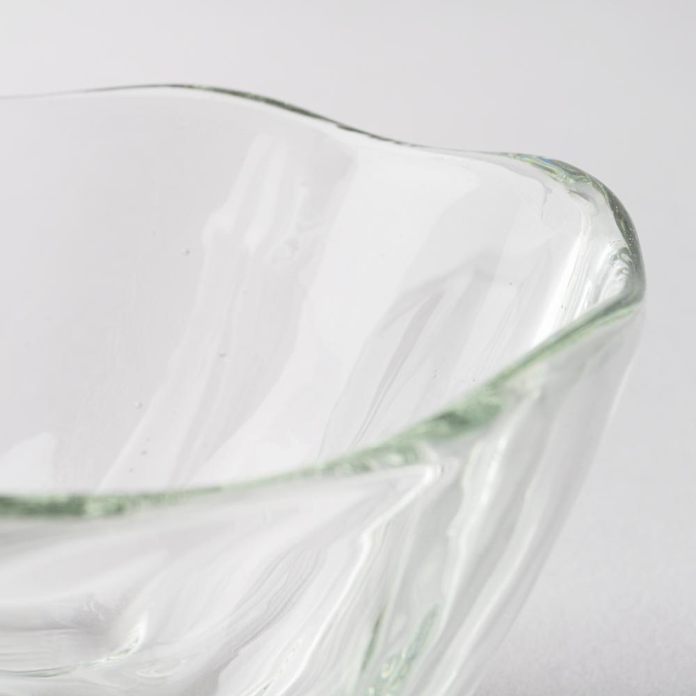 琉球ガラス工房 glass32 うず小鉢(クリア) 琉球ガラス工房glass32 琉球ガラス