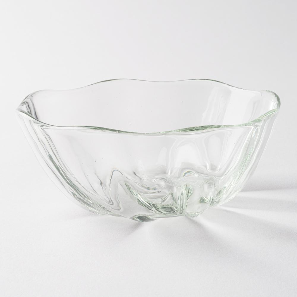琉球ガラス工房 glass32 うず小鉢(クリア) 琉球ガラス工房glass32 琉球ガラス