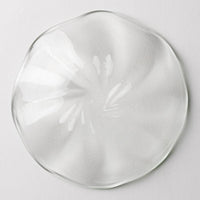 琉球ガラス工房 glass32 うず小皿(クリア) 琉球ガラス工房glass32 琉球ガラス