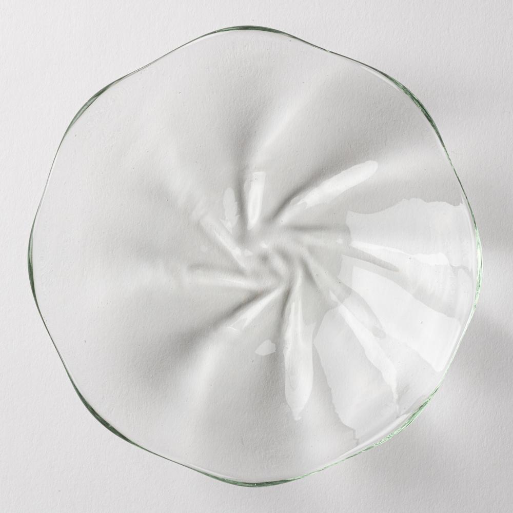 琉球ガラス工房 glass32 うず小皿(クリア) ¥3,300 大人の焼き物